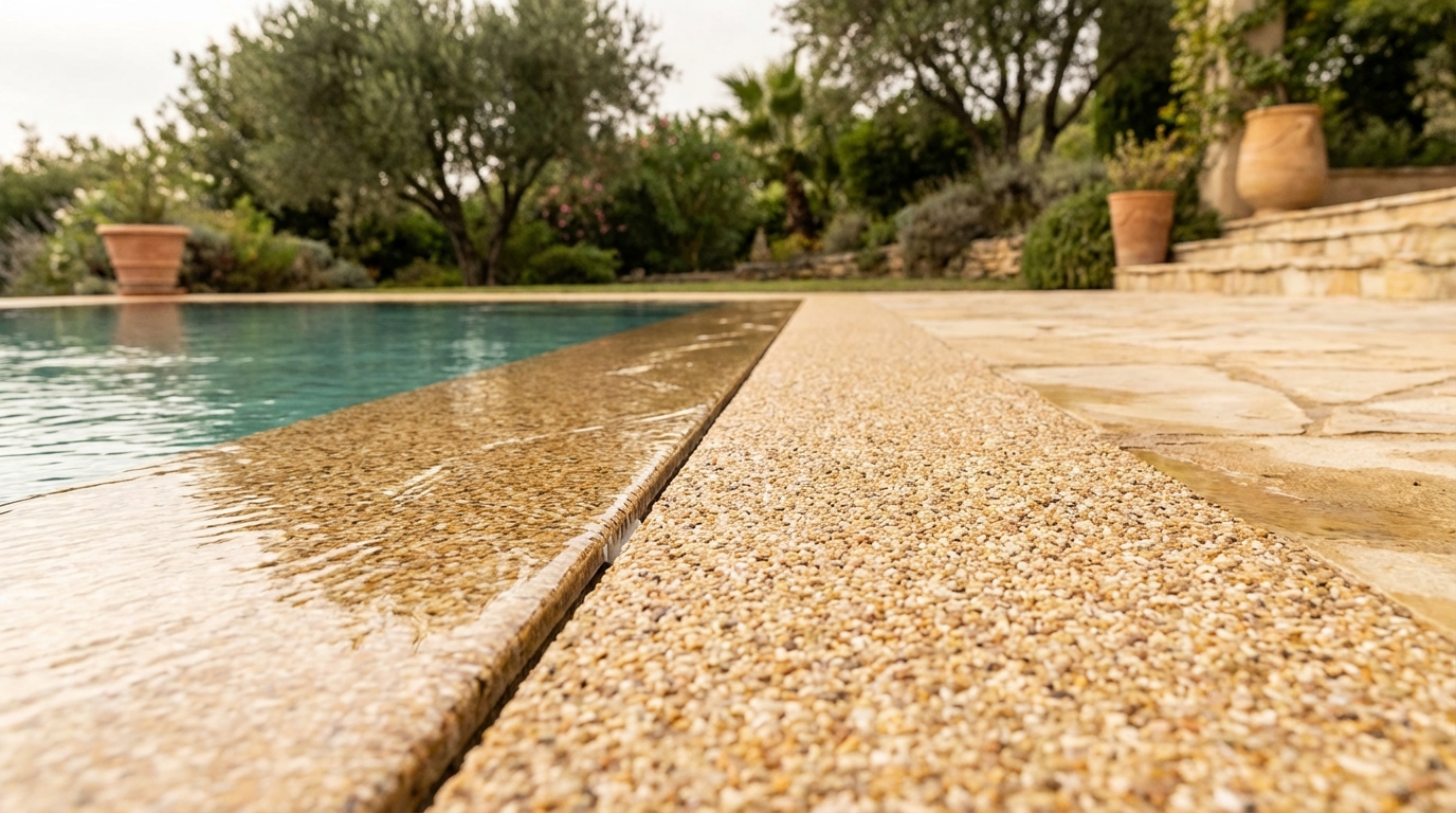 Tapis de pierre en résine