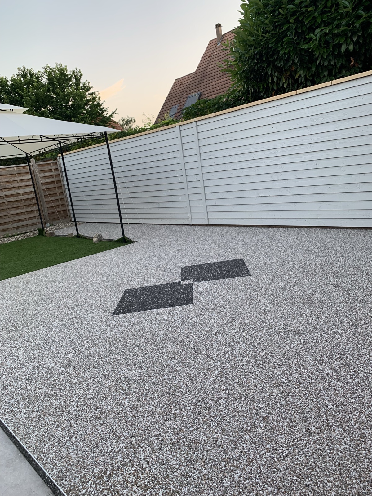 Motif tapis de pierre — création 1