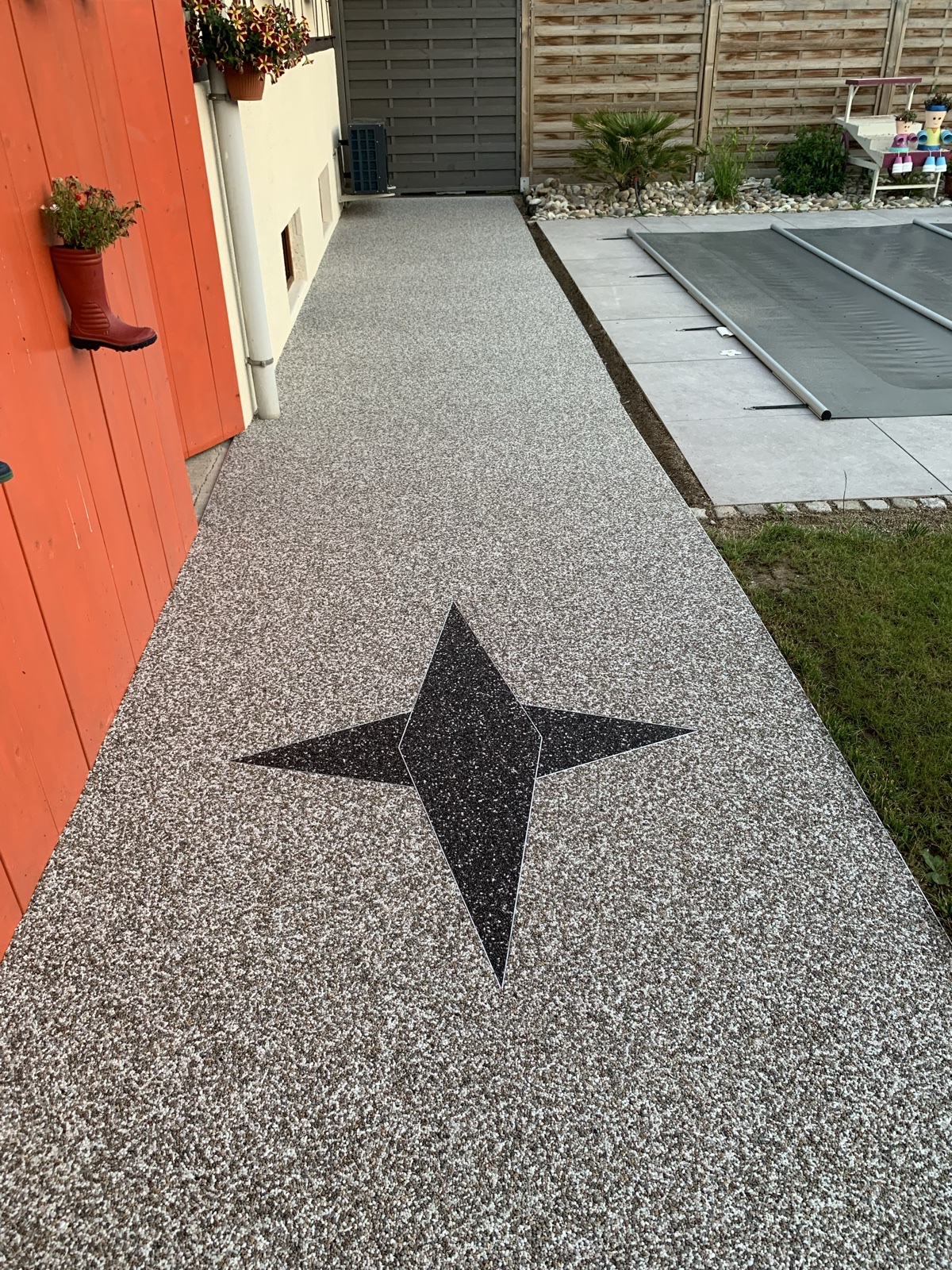 Motif tapis de pierre — création 2