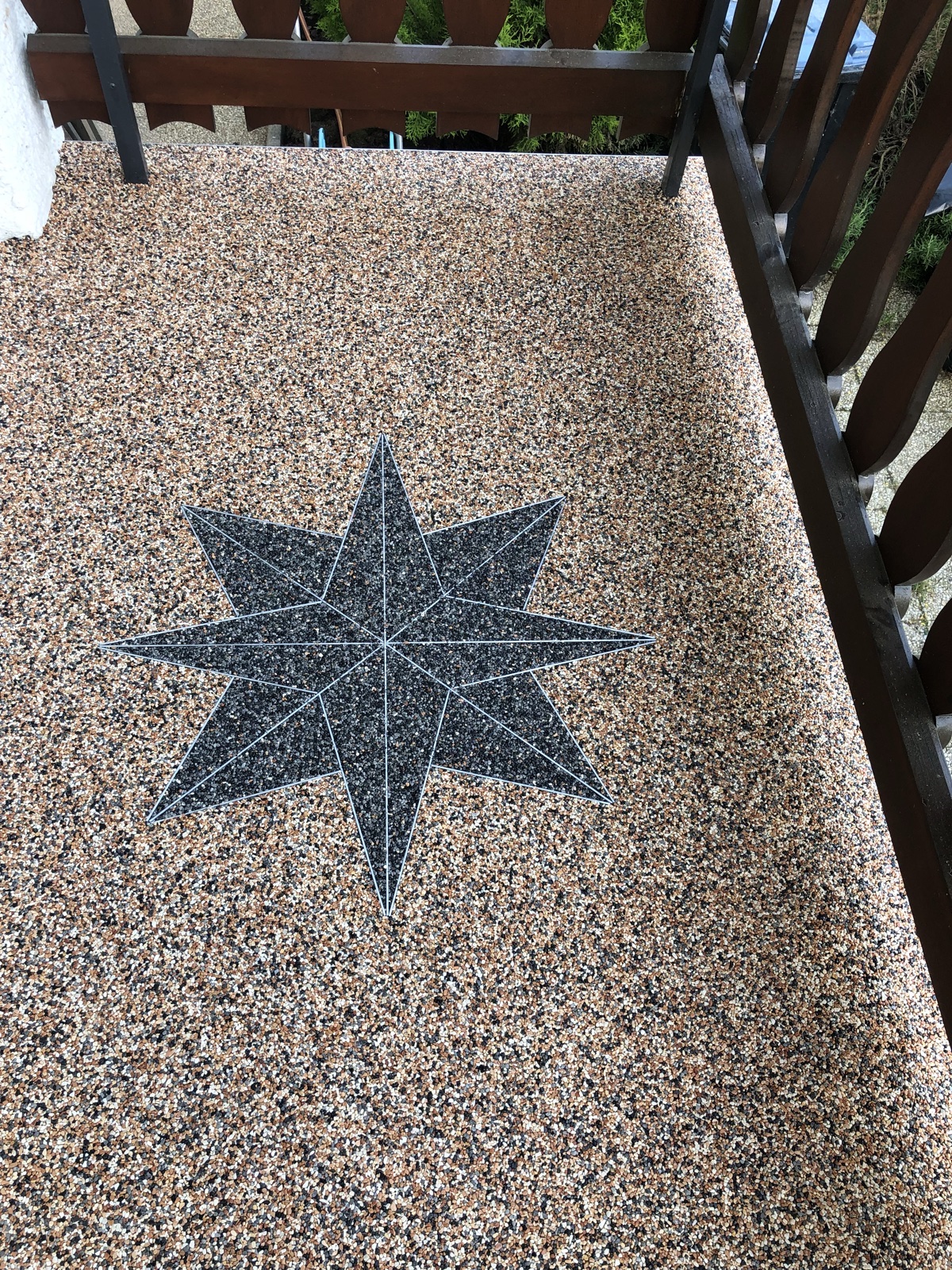 Motif tapis de pierre — création 5