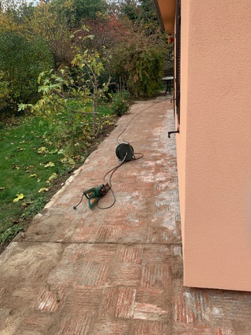 Allée de jardin — avant travaux